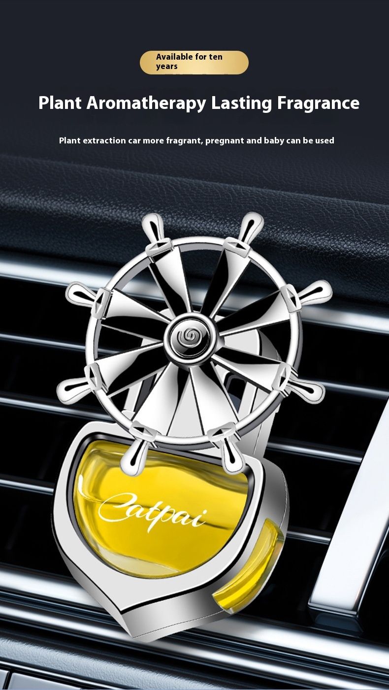 New Car Perfume Air Outlet Car New Helmsman Aromatherapy Creative Car Interior Jewelry Yifan Smooth Air Outlet Perfume_autovado.com