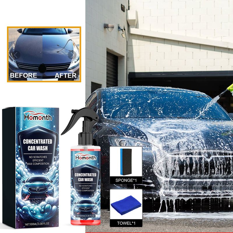 Homonth Concentrated Car Wash, Car Exterior Renovation Cleaning Decontamination Care And Maintenance Cleaning Agent_autovado.com