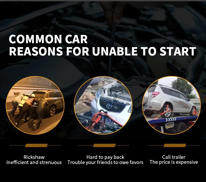 Factory Supply Car Jump Starter 12V Auto Battery Power Bank 88000mAh Mobile Phone Rescue Energy Storage Vehicle Tools_autovado.com