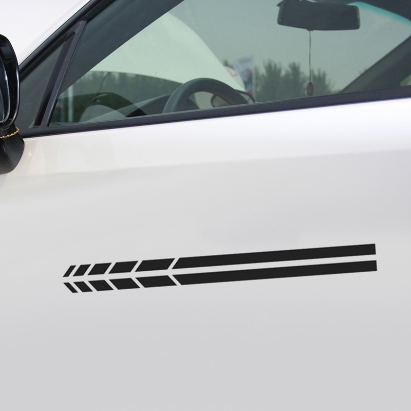 4Pcs Vehicle Rearview Sticker Auto-adhesive Eye-catching Stripe Stripe Car Sticker Rearview For Car Accessories_autovado.com
