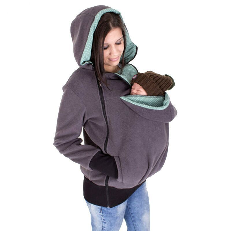Women's Clothing Autumn and Winter Three in One Removable Baby Bag Mother Sweater Jacket Women's Clothing_autovado.com