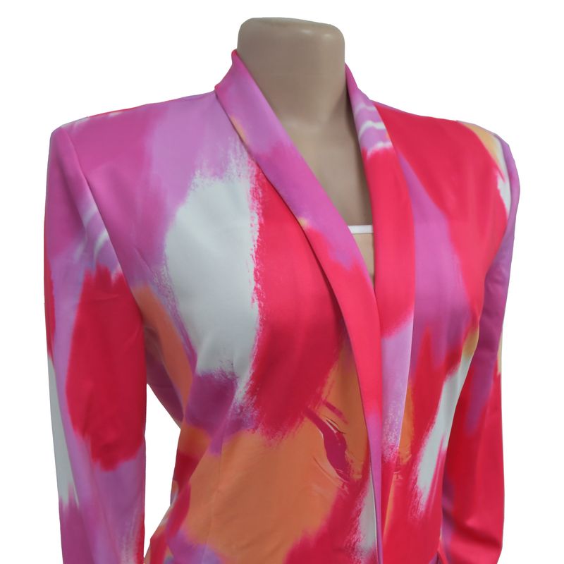 Women's Clothing Long-sleeved Printed Small Suit Small Jacket_autovado.com