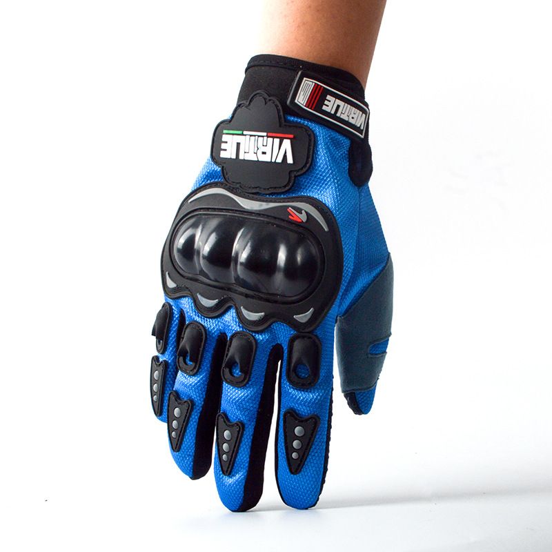 Electric Bike Riding Gloves For Men And Women, Four Seasons Fall Racing Summer Motorcycle Rider Anti Slip Gloves, Trendy_autovado.com