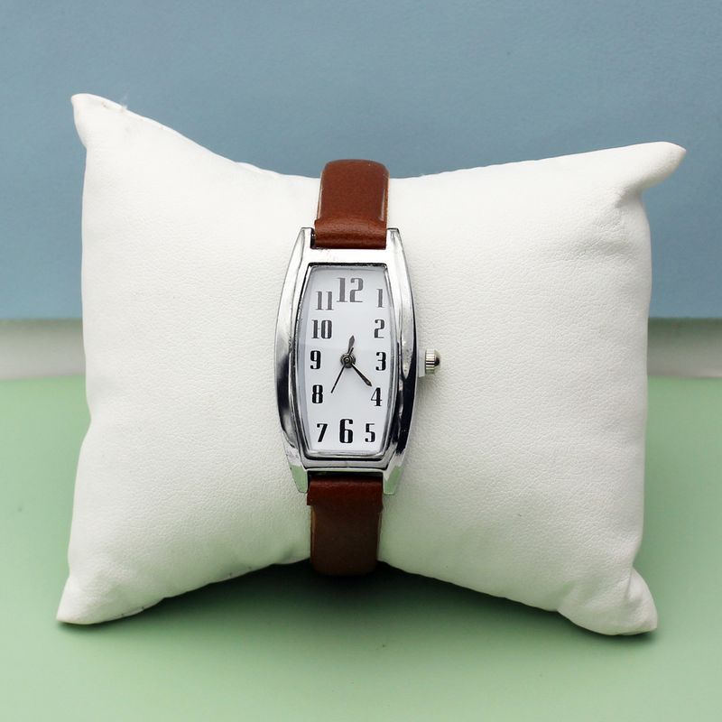 Women's square watch belt quartz watch_autovado.com