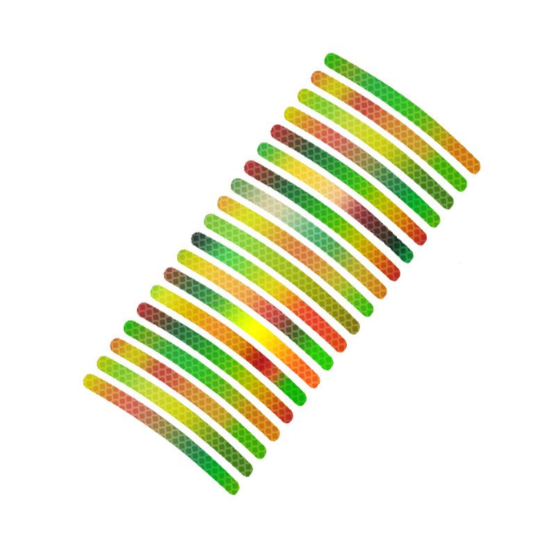 Car Wheels, Car Tire Three-dimensional Personalized Decoration, Fluorescent Stickers, Motorcycle Night Warning_autovado.com