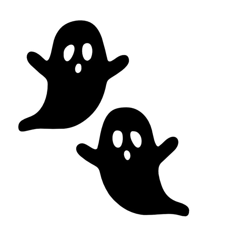 Ghostly Funny Halloween Decoration Car Rearview Mirror Window Wall Home Sticker_autovado.com