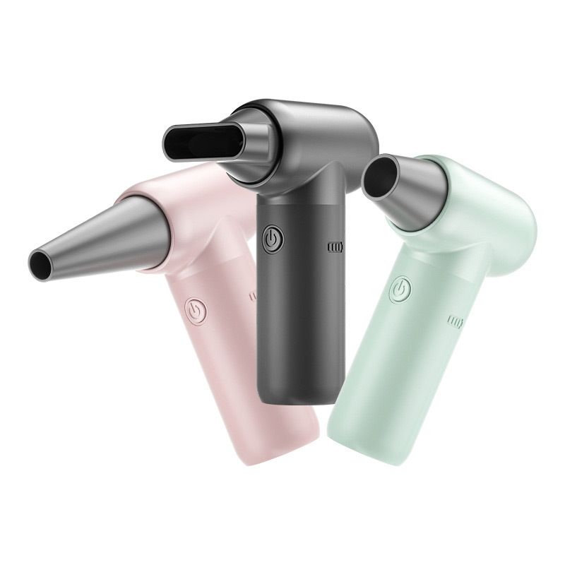 Powerful Mini High-speed Hair Dryer, Outdoor Handheld Dust Blower, Wireless Turbofan, Car Vacuum Cleaner_autovado.com