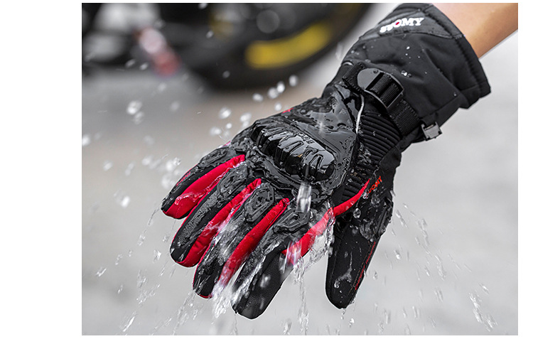 Winter Motorcycle Waterproof Warm All-Season Riding Motorbike Rider Anti-Fall Off-Road Thickened Long Gloves For Men_autovado.com