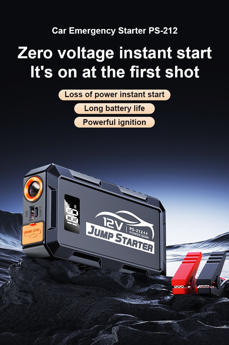 Hot-Selling Car Emergency 12V Battery Large Capacity Jump Ignition Rescue Starter Tool_autovado.com