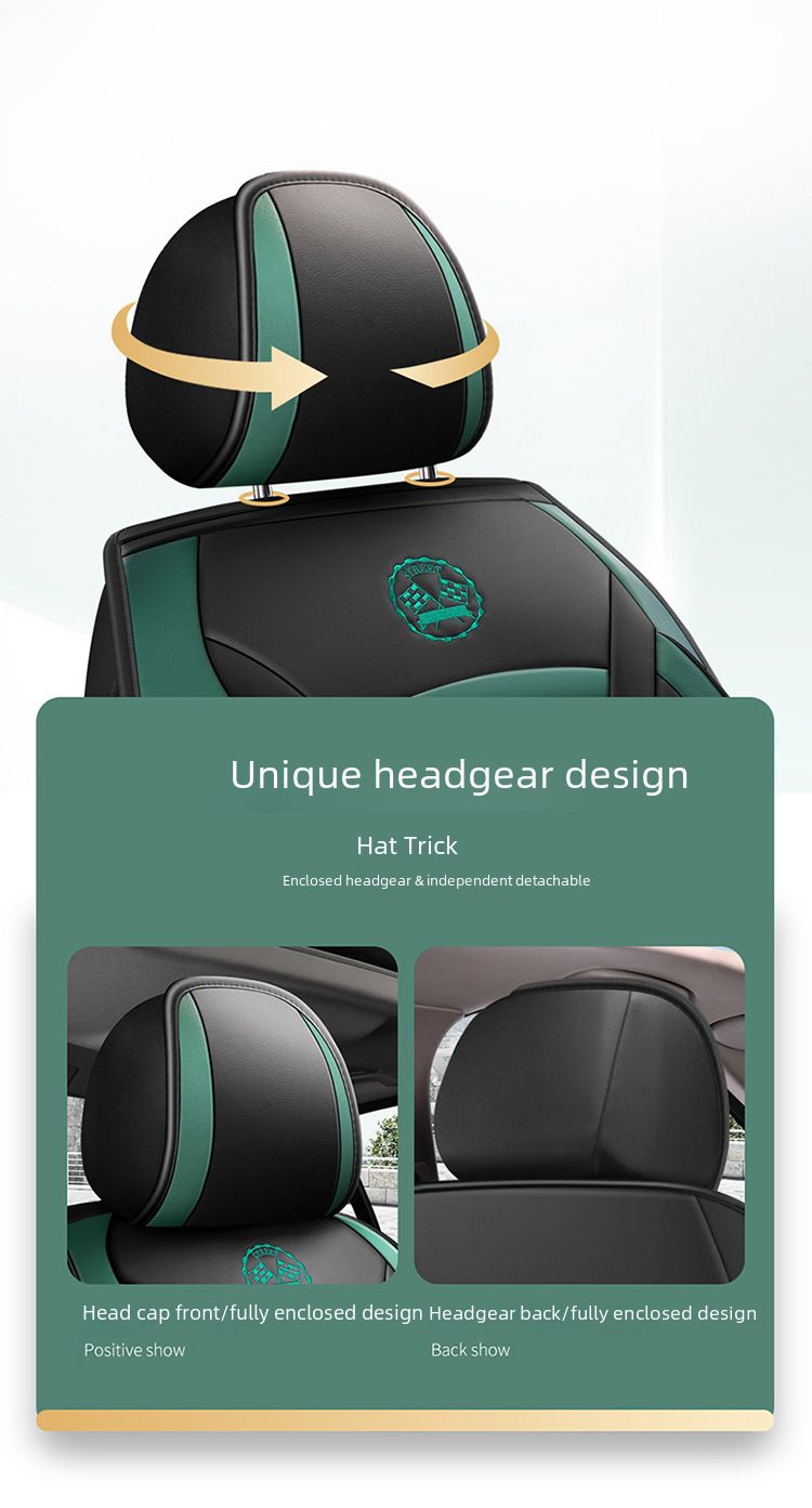 Winter Car Cushion Seat Cover Full Surrounding Four Seasons General New Leather Seat Cover Linen Leather Seat Cushion Seat Cover_autovado.com