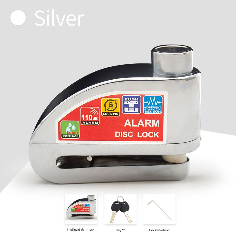 Lock Disc Brake Alarm Aluminum Alloy Security Anti-Theft Motorcycle Bicycle Accessories_autovado.com