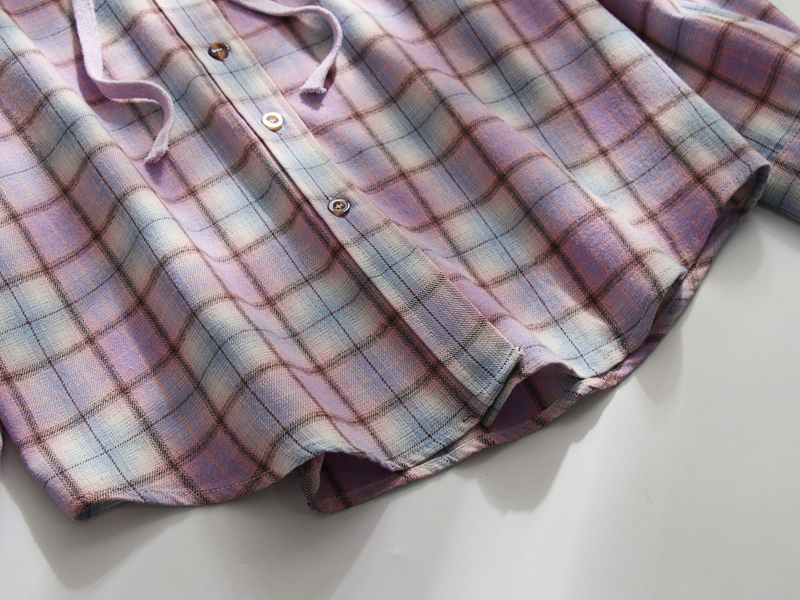 Women's Clothing autumn and winter new hooded sweatshirt buttoned casual shirt jacket_autovado.com
