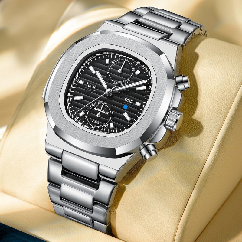 New Golden Seton Brand Nautilus Watch Men's Watch Waterproof Multifunctional Quartz Watch Business Men's Watch_autovado.com