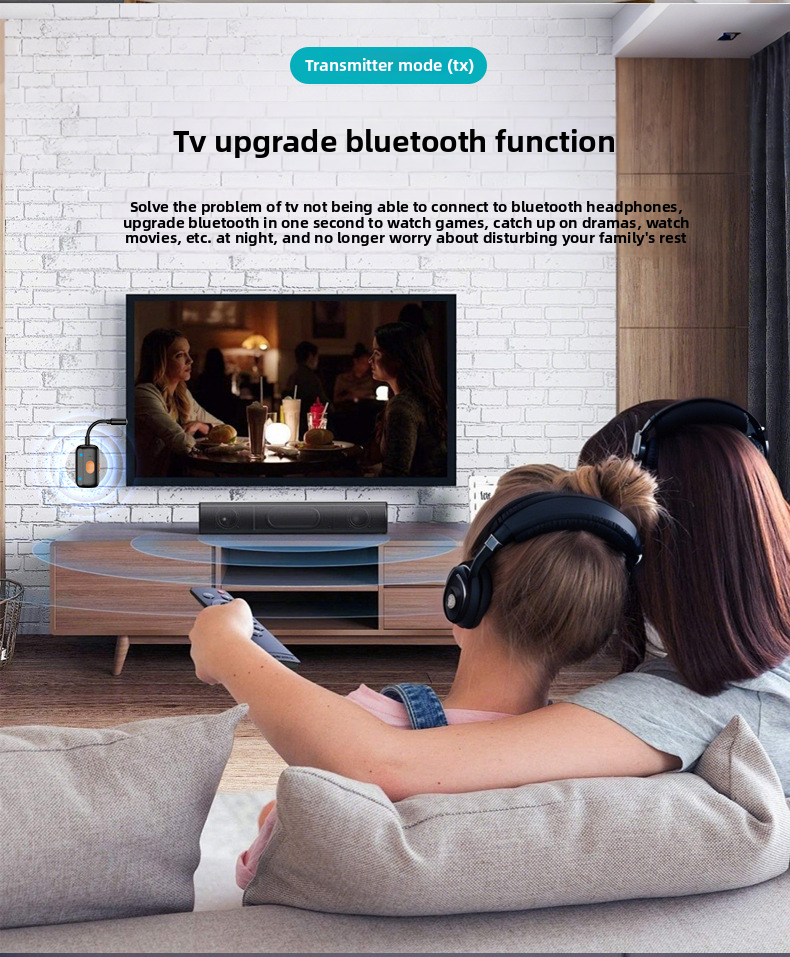 J55 AUX Car Two-in-One Audio Receiver Transmitter 5.4 Bluetooth Adapter_autovado.com