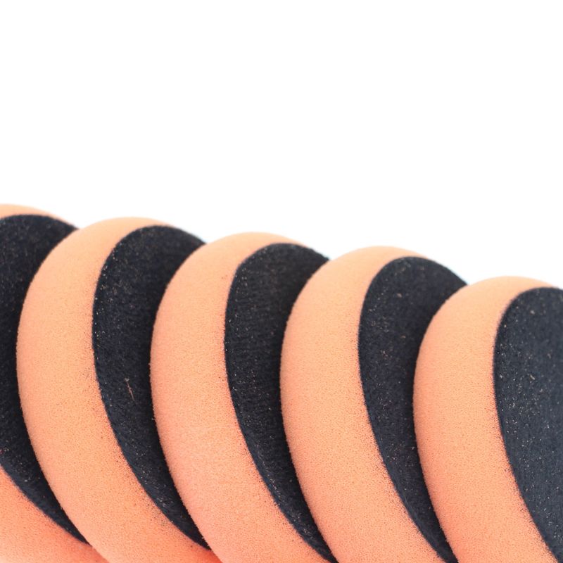 Red Handle Waxing Sponge Set, Manual Self-adhesive Polishing Brush, Car Wash, Beauty, Cleaning And Maintenance Products_autovado.com