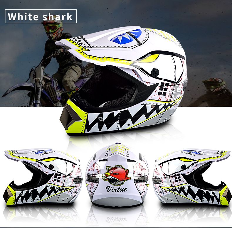 Electric beach Cross country helmet Mountain downhill cool full helmet kids teen kart helmet_autovado.com