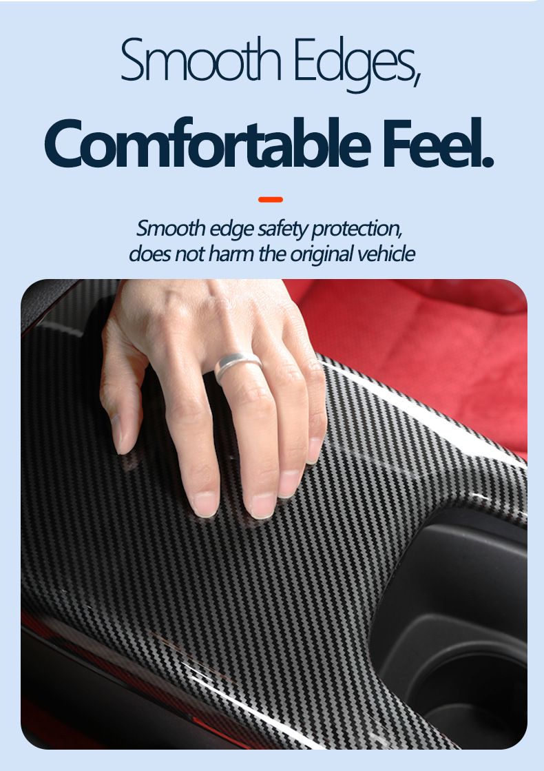 New Model Handbrake Eleventh Generation Civic Armrest Box Panel Carbon Fiber Central Decoration Center Console Gear_autovado.com