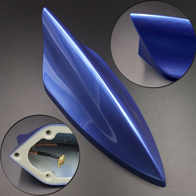 Yuanmheng Stylish Universal Auto Car Roof Shark Fin Signal Antenna FM/AM Radio Aerial_autovado.com