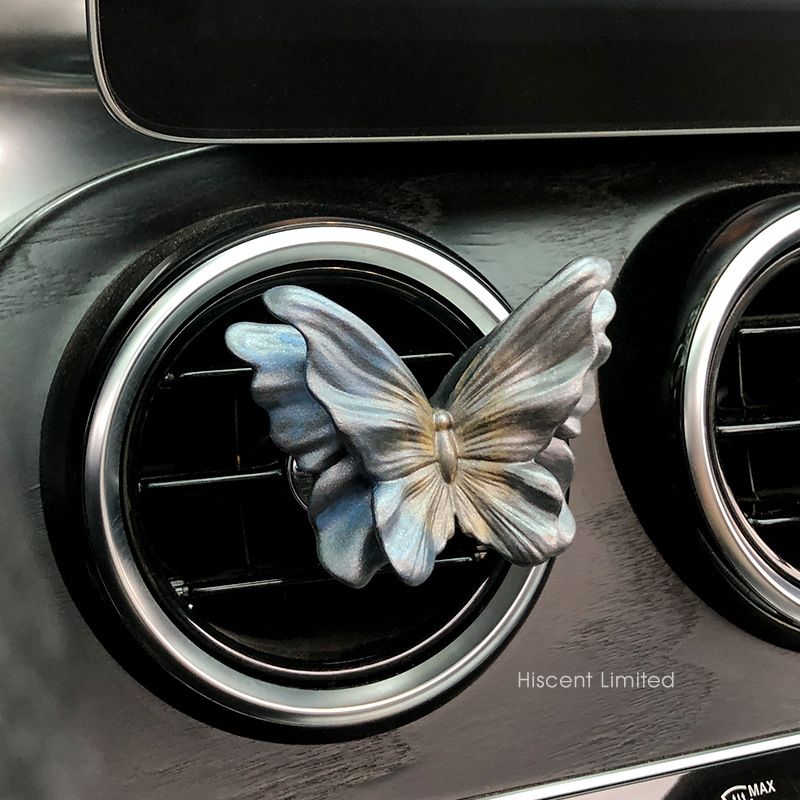 High grade butterfly air outlet decoration car aromatherapy car perfume fragrance flower diffuser stone car interior decoration_autovado.com