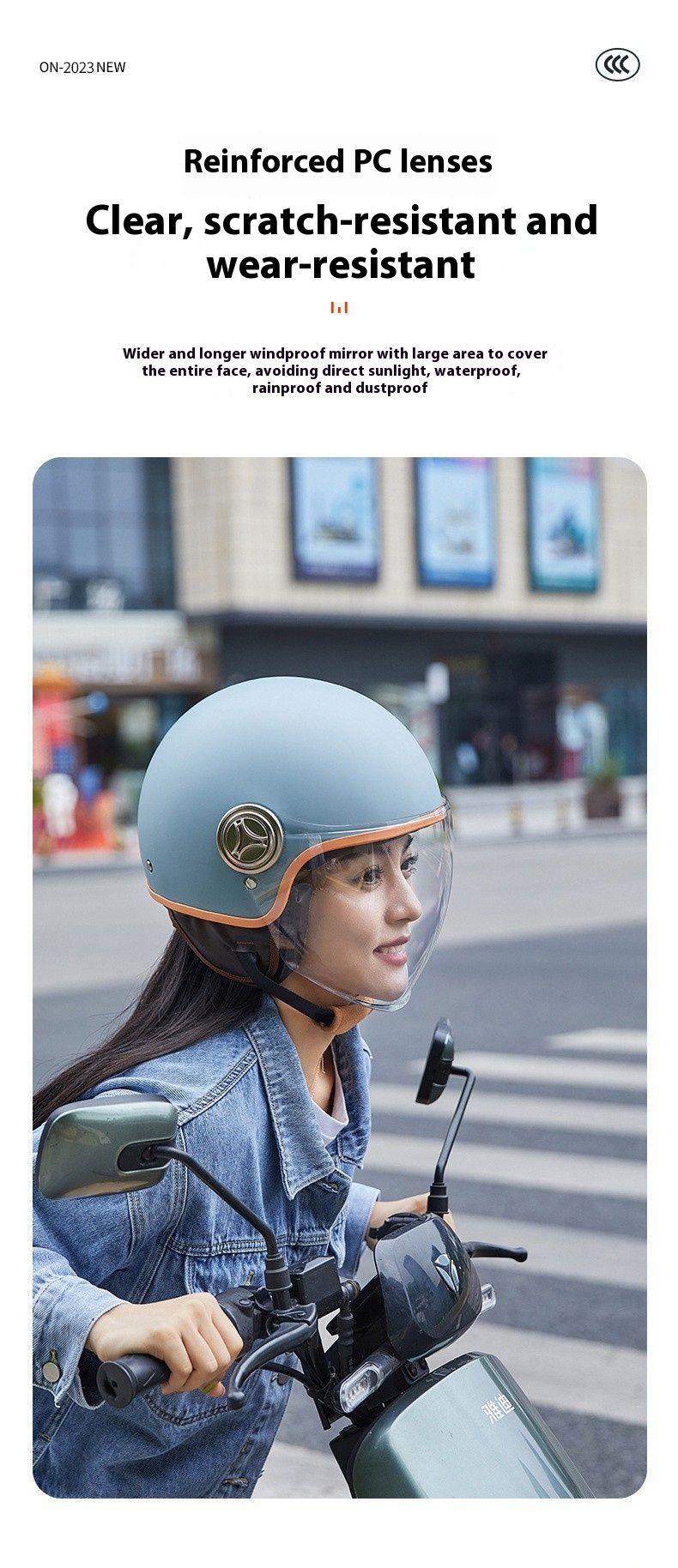 3/4 Motorcycle Helmet With Bluetooth & Cat-Ear Design – Lightweight ABS Shell, 3C Certified, Transparent Visor (Unisex Adult)_autovado.com