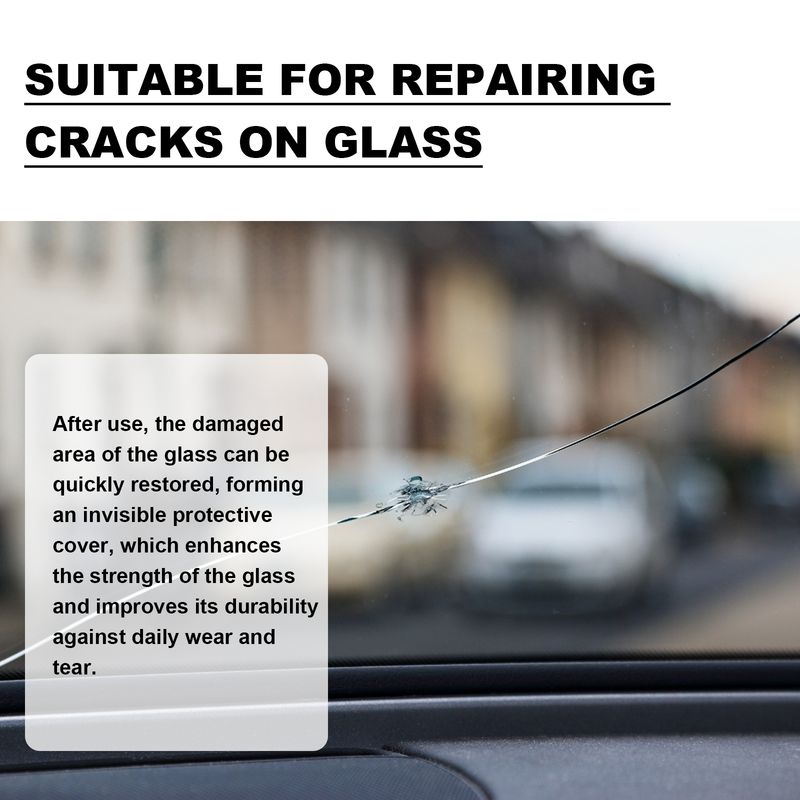 HOMONTH Diamond Flex Glass Shield, Nano-Reinforced Glass Repair Adhesive Glass Cracks Repair Adhesive_autovado.com