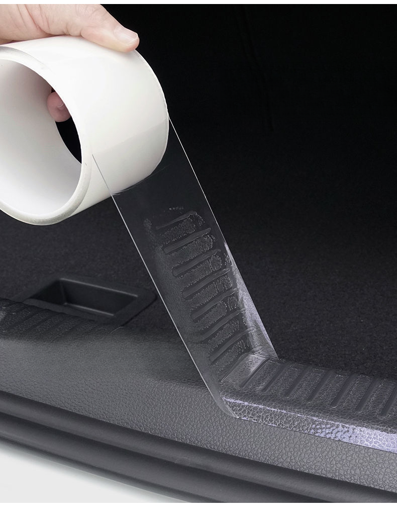Car Threshold Anti Stepping Sticker, Car Mounted Invisible Transparent Bumper, Anti-collision Strip, Body Protection,_autovado.com