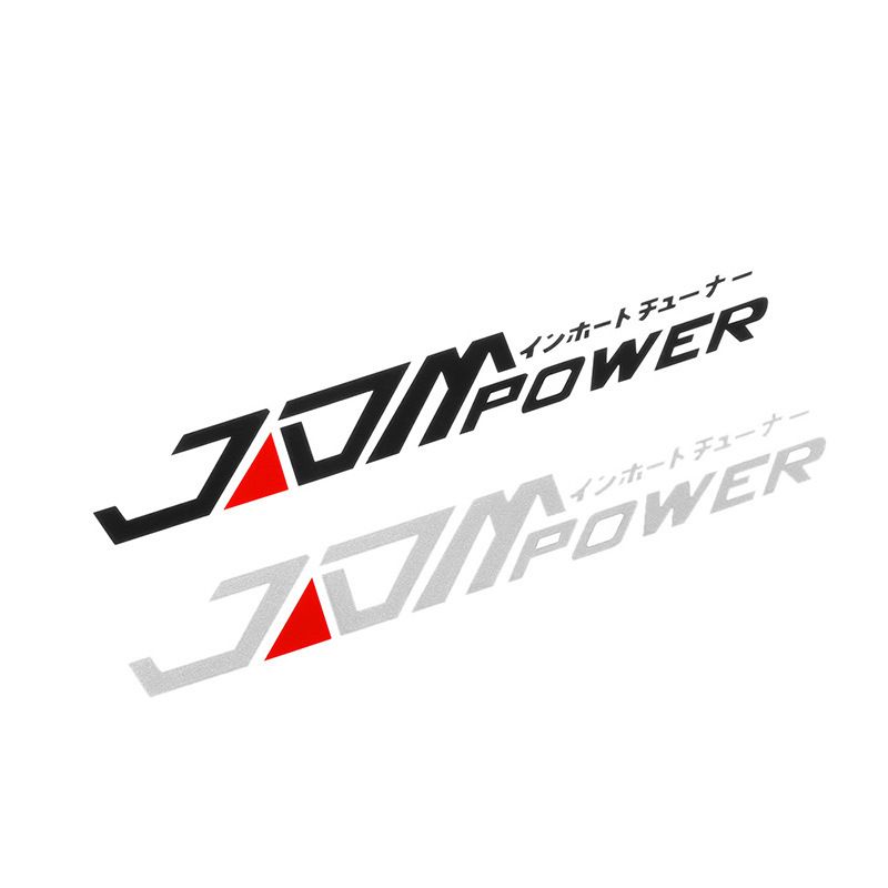 Car 28x4cm JDM Reflective Body Japanese Light Eyebrow Car Sticker_autovado.com