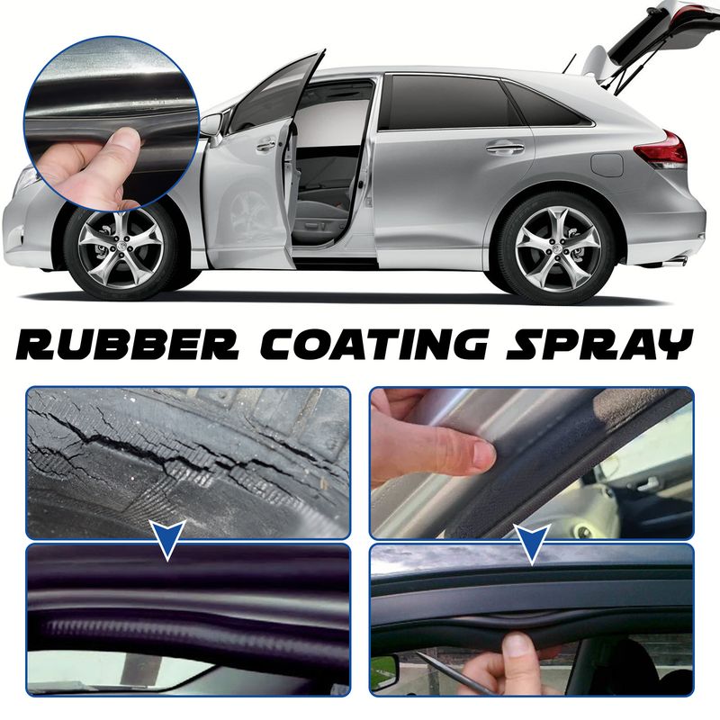 Homonth Rubber Protectant For Cars, Automotive Interior Rubber Turning New Brightening Cleaning Maintenance Protective Agent_autovado.com