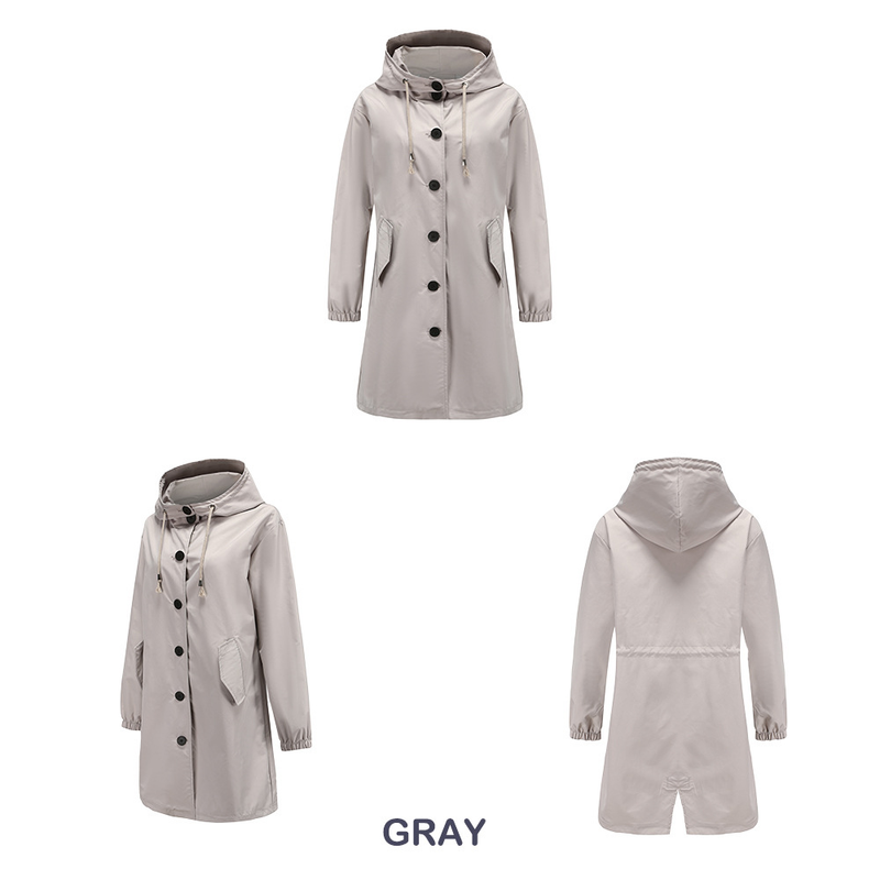 new anti splash hooded windbreaker women's casual long coat women's loose large size outdoor windbreaker 23_autovado.com