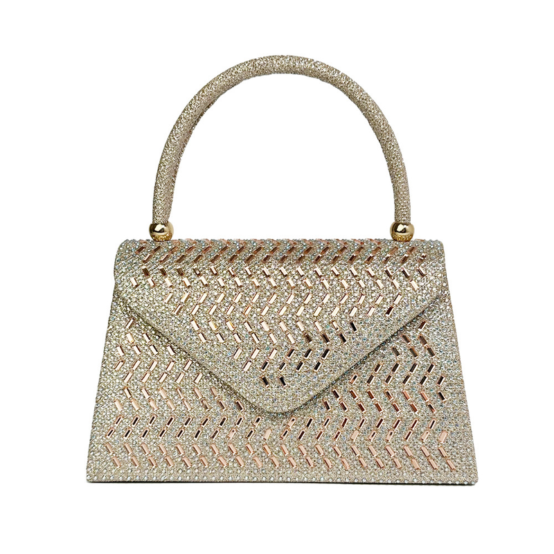 rhinestone new evening bag large capacity handbag women's wedding bridesmaid bag KTV princess dress bag_autovado.com