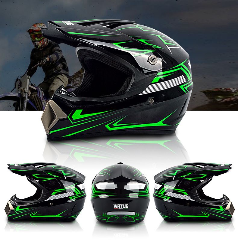 Electric beach Cross country helmet Mountain downhill cool full helmet kids teen kart helmet_autovado.com
