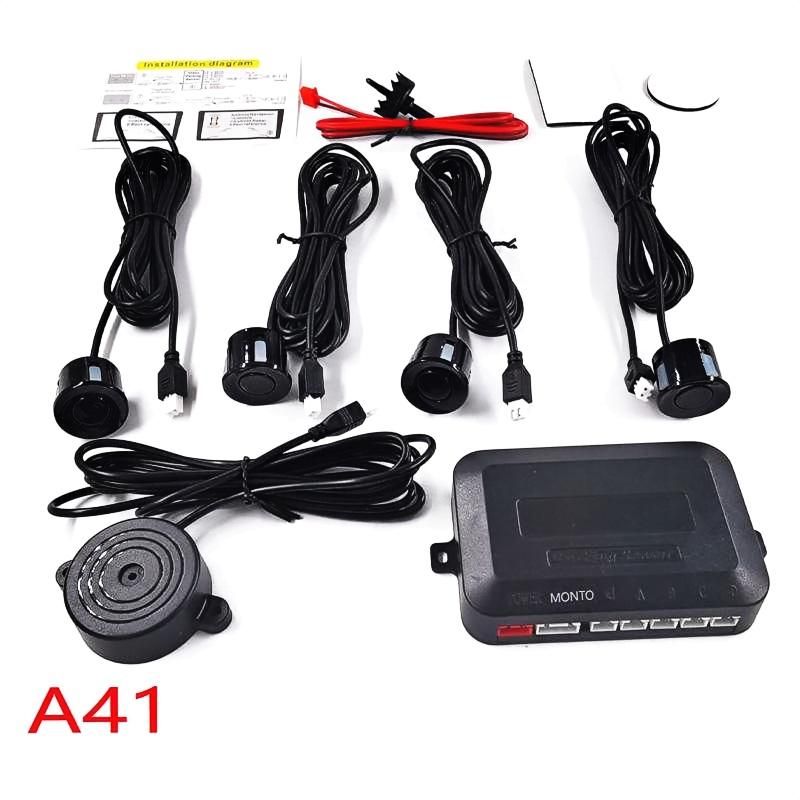 4-Sensor Buzzer Parking Radar System - Simple Installation Reverse Parking Sensors With Audible Alerts For Cars/SUV_autovado.com