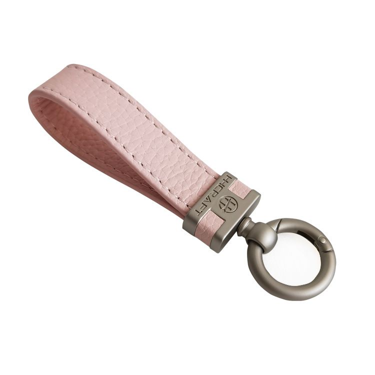 Car Keychain Ladies Fashion Personality High End Leather Keychain Car Key Pendant Men's Key Ring_autovado.com