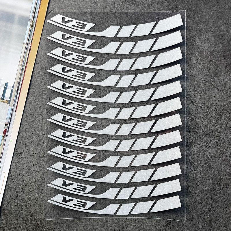 Suitable For Honda Click Series V2/V3 Waterproof Reflective Wheel Stickers, Modified Motorcycle Personalized Decoration_autovado.com
