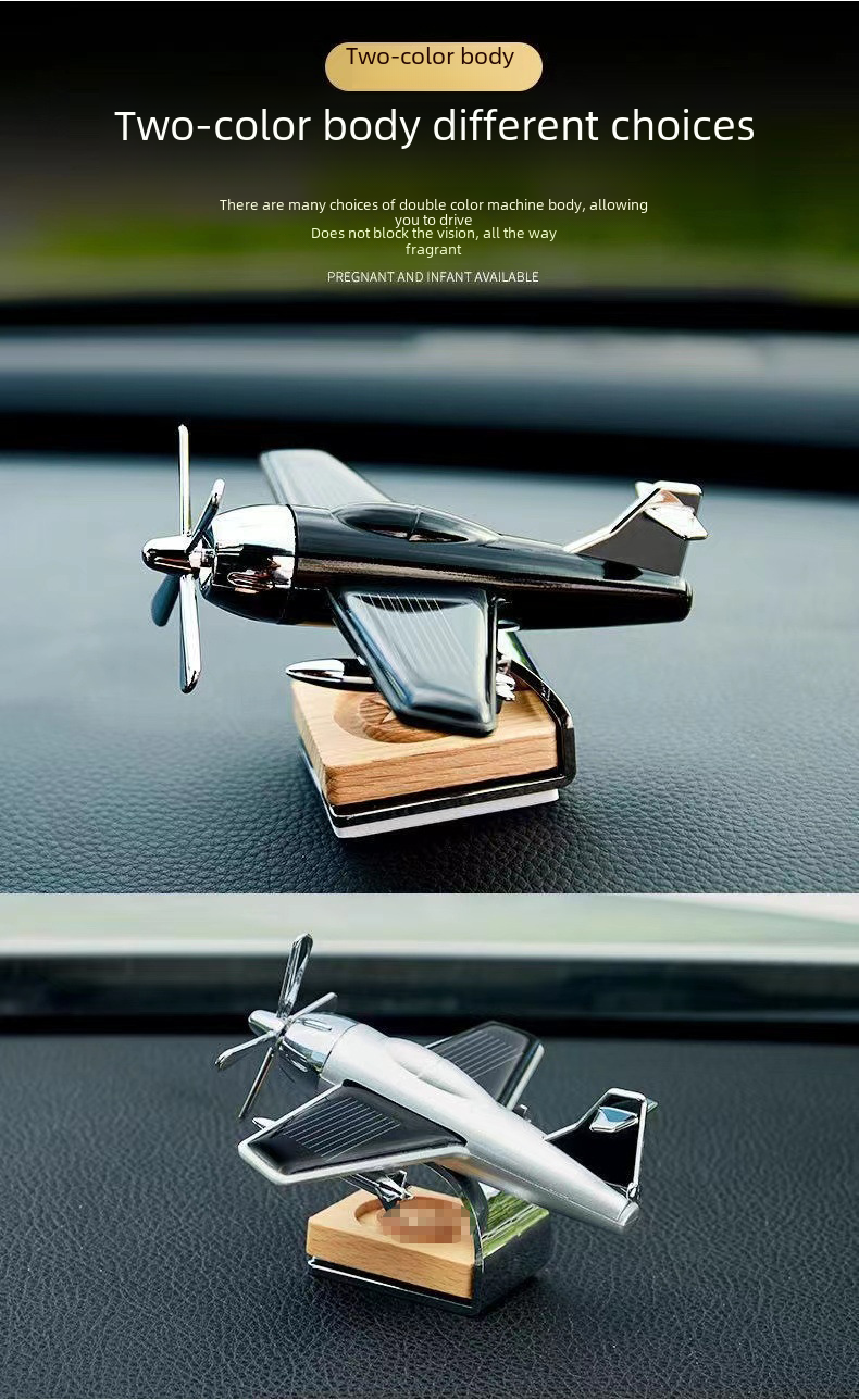 New Perfume Car Perfume Creative Solar Aircraft Aromatherapy Solid Car Rotary Decoration Car Interior Aromatherapy Accessories_autovado.com
