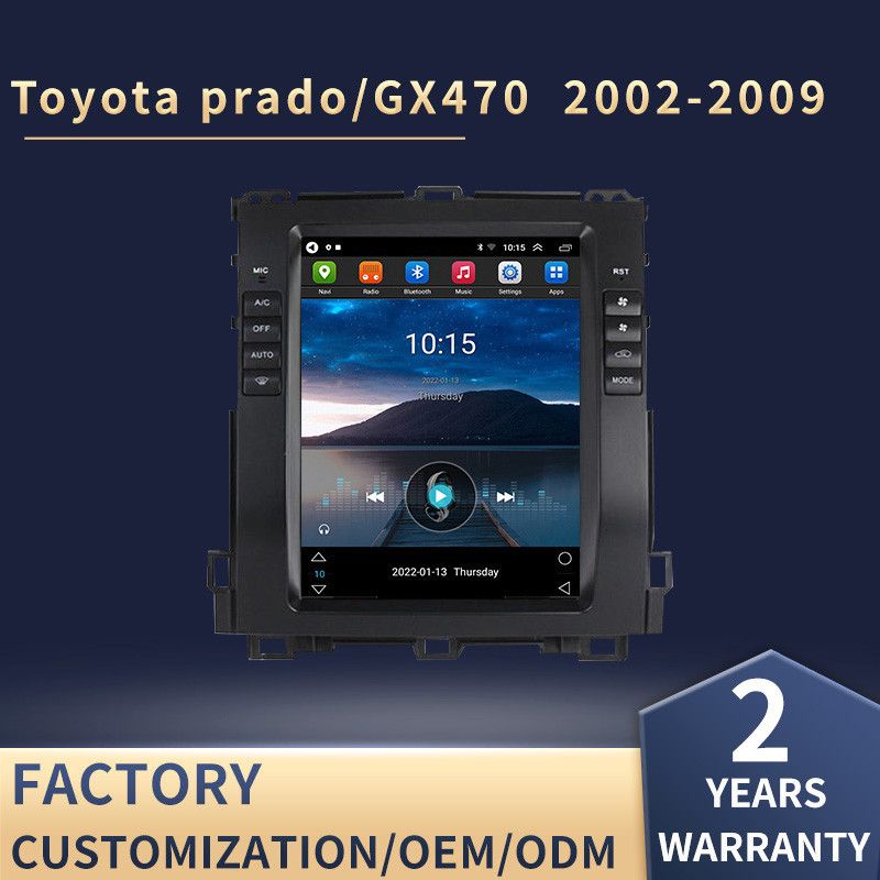 Suitable for Prado vertical screen navigation system Prado GX40 car large screen central control display integrated machine_autovado.com