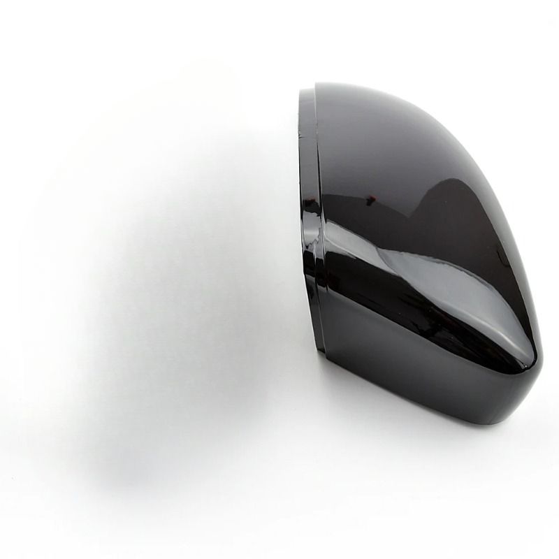 Black Side Wing Mirror Cover For VW Passat B7 CC Scirocco MK3 Jetta MK6 EOS Beetle R Trim Caps Case Rearview replace_autovado.com
