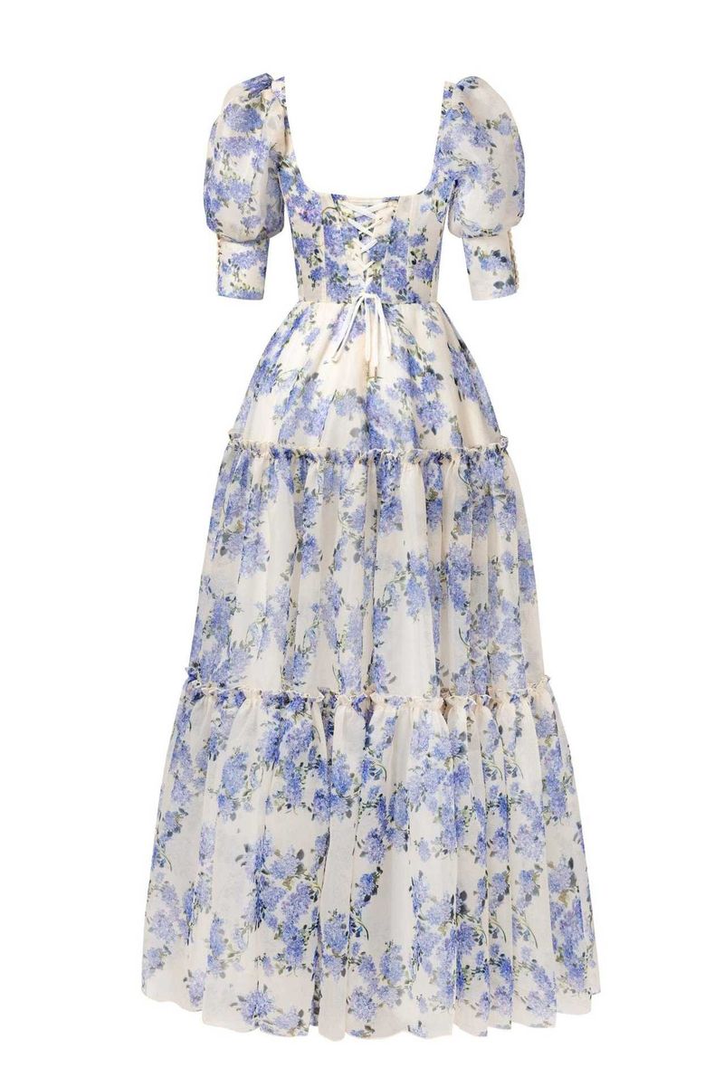 Women's Clothing fashionable organza fairy like long temperament evening dress _autovado.com
