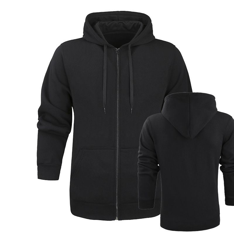 Men's Clothing warm sweatshirt hooded zipper sweatshirt men's slim sports casual sweatshirt_autovado.com