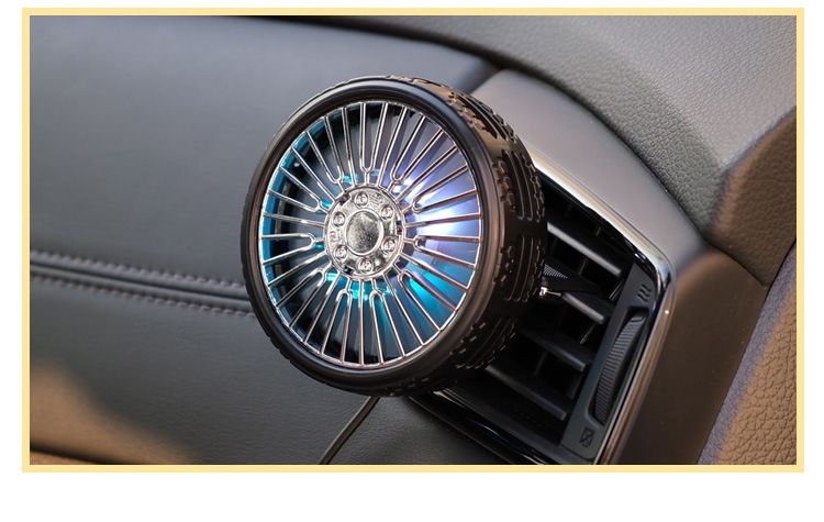 Flash F203A USB Fan Air Vent Light LED Creative Interior Car Supplies_autovado.com