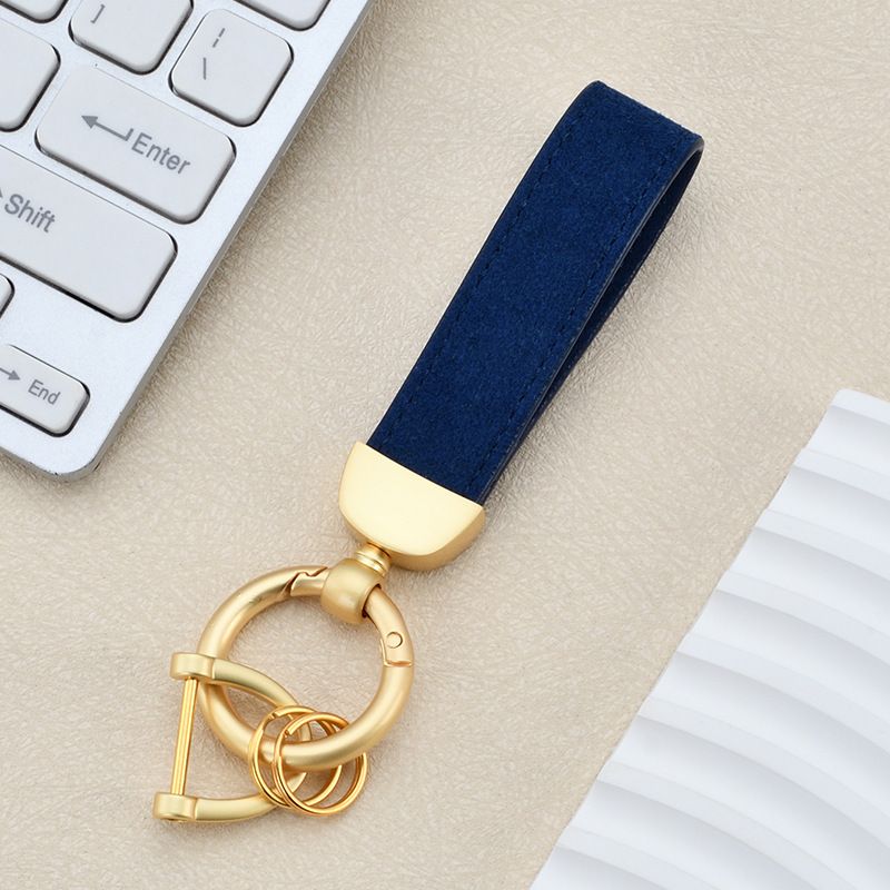 New Leather Key Chain Key Ring Multi-color Key Accessories Fur Key Chain_autovado.com
