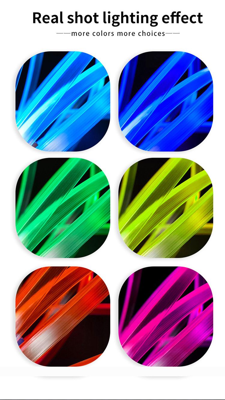 New Universal Atmosphere Car Interior Fiber Optic Ambient Modified Central Control Dashboard Decorative Light_autovado.com