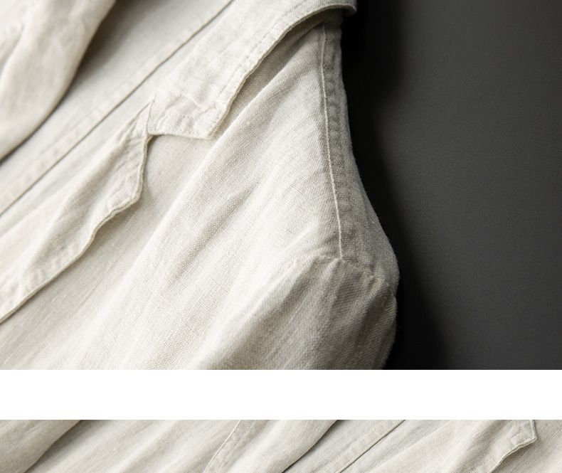 Men's Clothing 2026 New Simple Casual Linen Suit For Men Spring And Summer Thin Style Youth Korean Style Fashion Summer Loose Handsome Two-Piece Suit_autovado.com