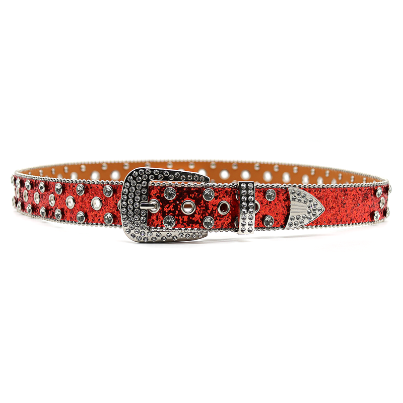 HOT New Western Diamond Studded Bling Rhinestone Belt Cowboy Cowgirl Cinto De Strass Skull For Women Men Fashion Ceinture_autovado.com