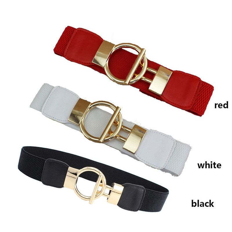 HOT Simple Waist Apparel Accessories Elastic Ladies Band Dress Belts Party Belt For Women Cummerbunds_autovado.com