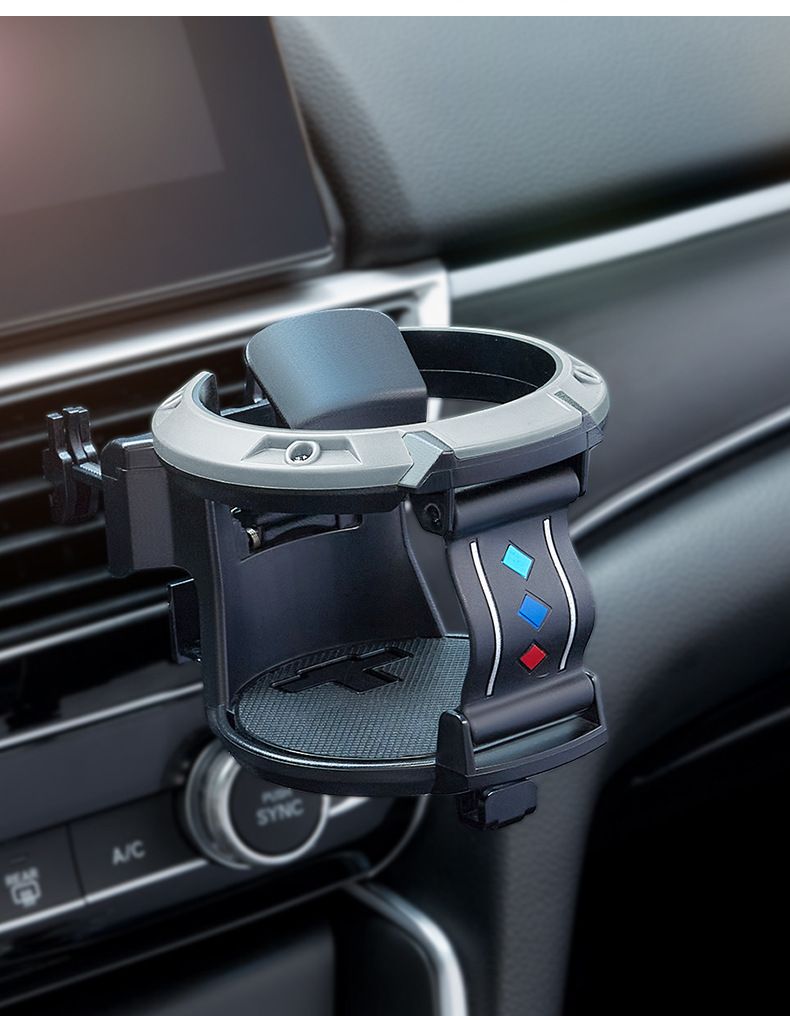 Car water cup holder car air conditioning outlet beverage holder milk tea cup holder ashtray fixing bracket with Hook_autovado.com