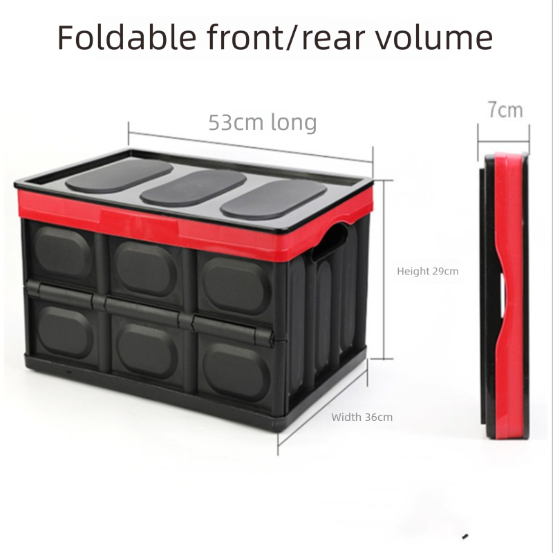 Car Multi-Functional Trunk Organizer Large Foldable Home Storage Box For Clothes With LOGO Printing_autovado.com