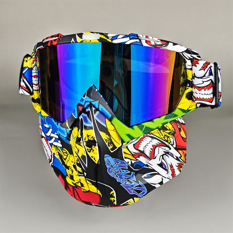 Detachable Motorcycle Snow Goggles With UV400 Protection – Windproof, Anti-Dust, Unisex Riding Mask – Multiple Lens Colors Available_autovado.com