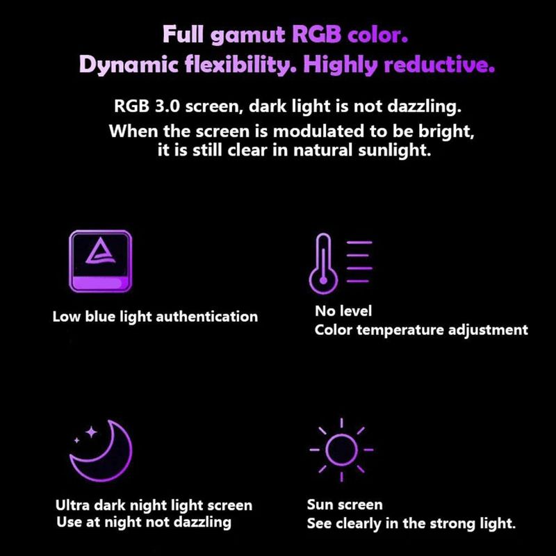 Pick Up Car Atmosphere Light, LED Voice Controlled With APP, Bluetooth RGB Color Computer Desktop Rhythm Sensing Light_autovado.com