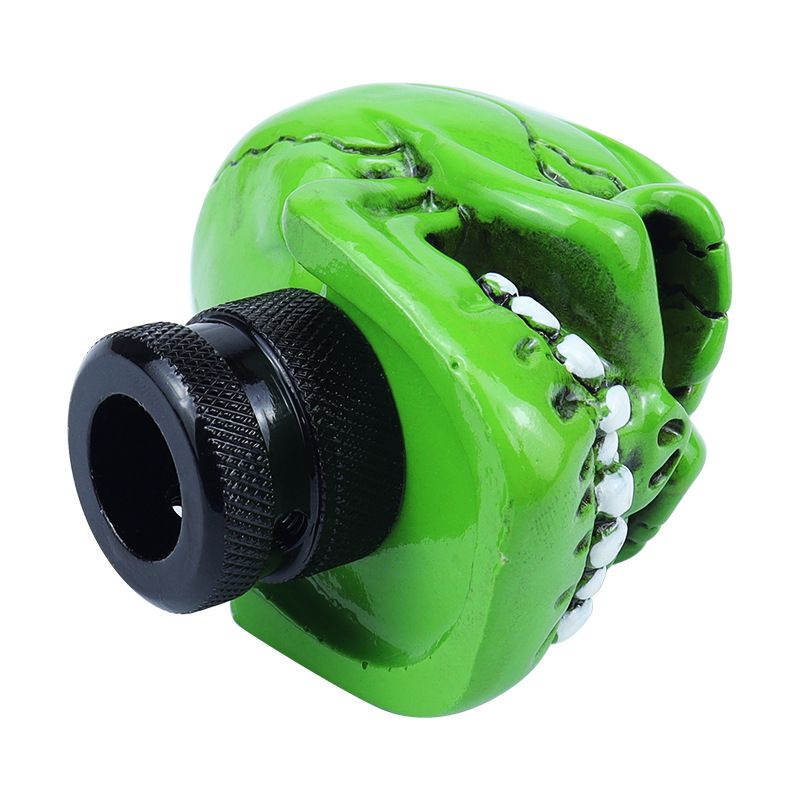 Car Personalized Modification Big Tooth Ghost Skull Universal Shift Handle Gear Knob_autovado.com